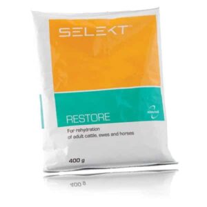 selekt restore rehydration for adult cattle, ewes and horses